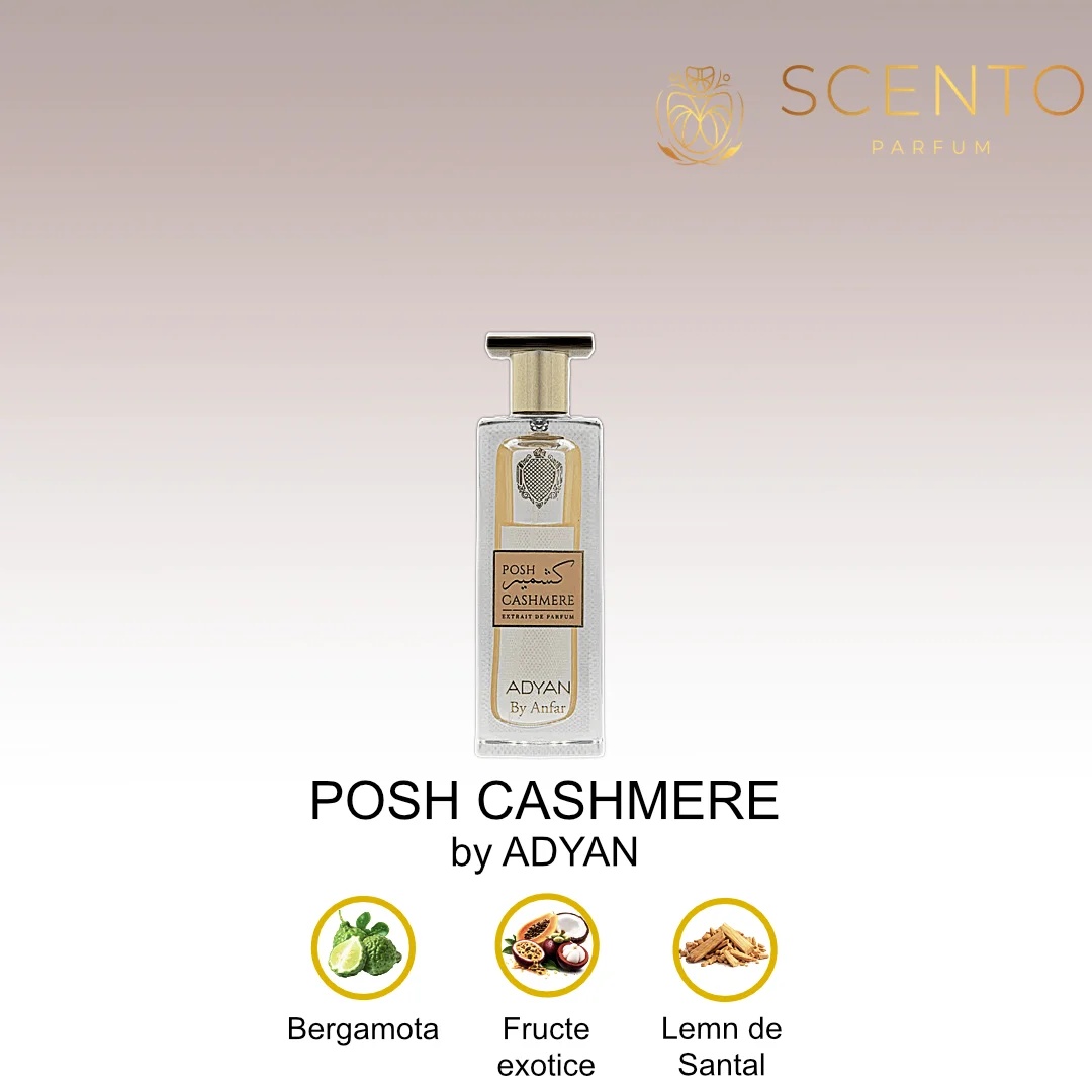 Apă de parfum Adyan, POSH CASHMERE, femei, 60ML - Original Dubai