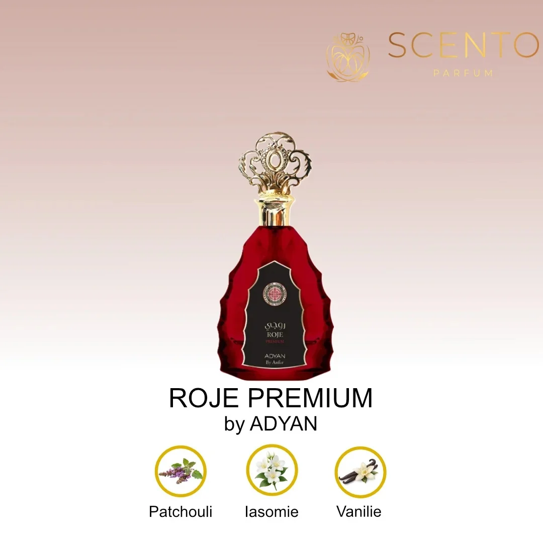 Extract De Parfum ADYAN, ROJE PREMIUM, unisex, 100ML - Original Dubai