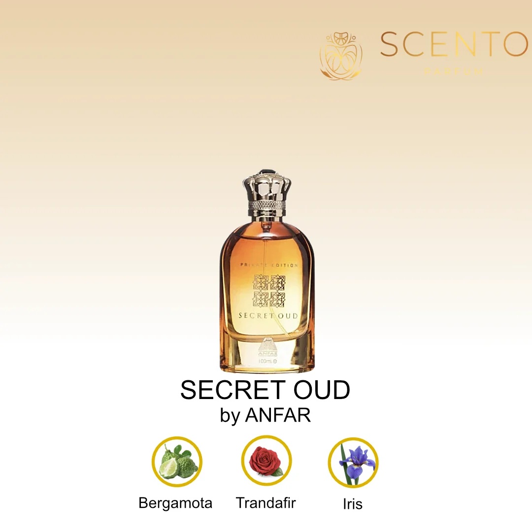 Apă de parfum ANFAR SECRET OUD, unisex, 100ML EDP - Original Dubai