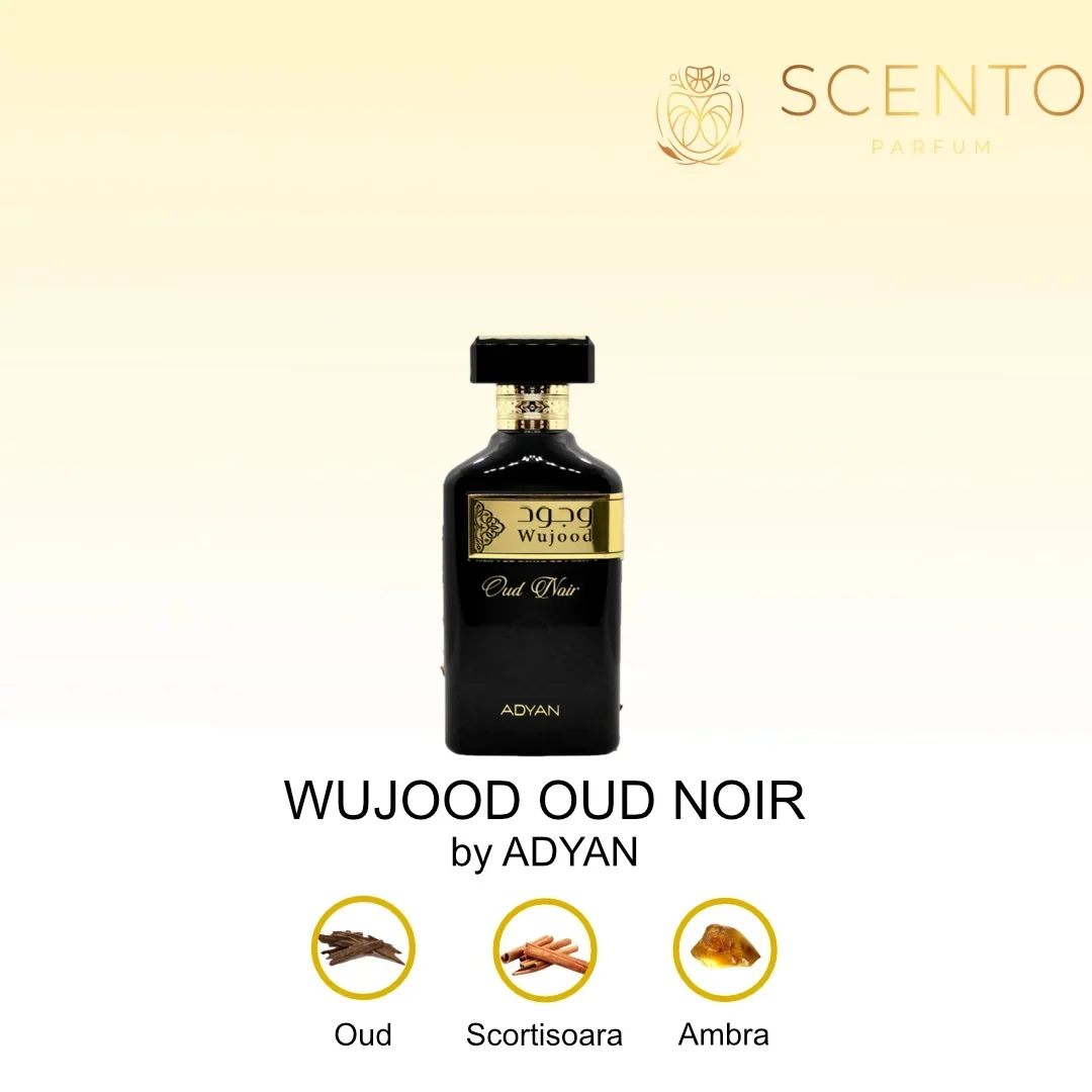 Apa de parfum Adyan, WUJOOD OUD NOIR, unisex, 100ml - Original Dubai