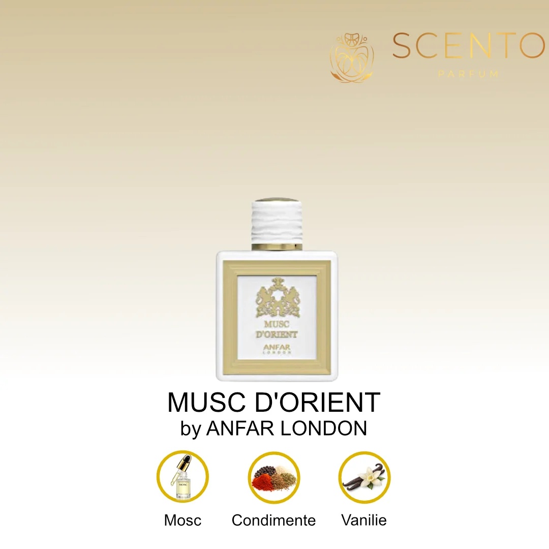 MUSC D'ORIENT by ANFAR LONDON, extract de parfum, barbati, 115ML - Original Dubai