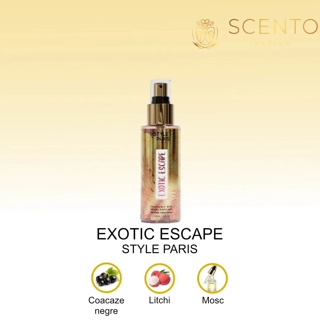 Spray de corp Exotic Escape - Style Paris, 100 ml