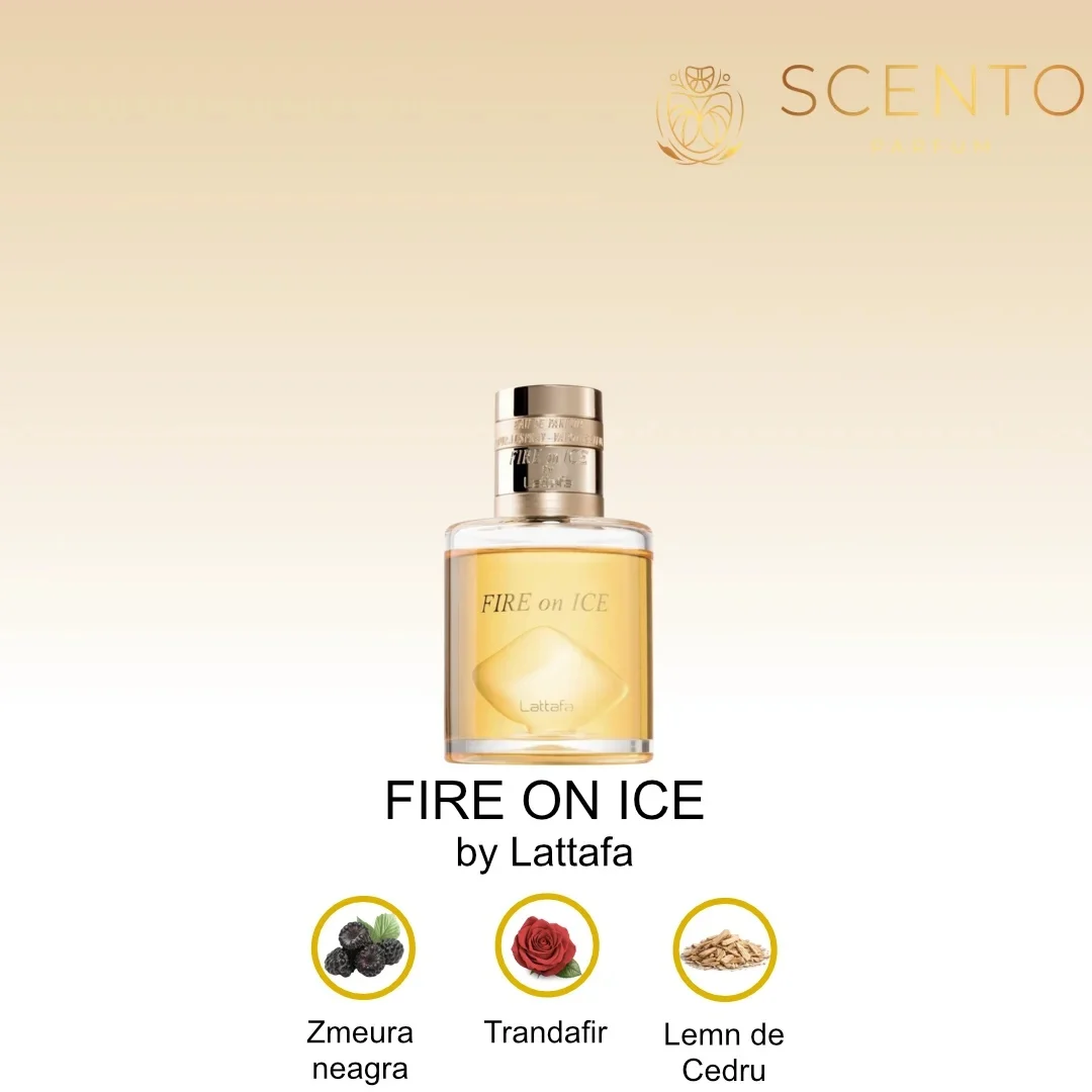 Apa de parfum Fire On Ice, Lattafa, unisex 110 ml - Original Dubai