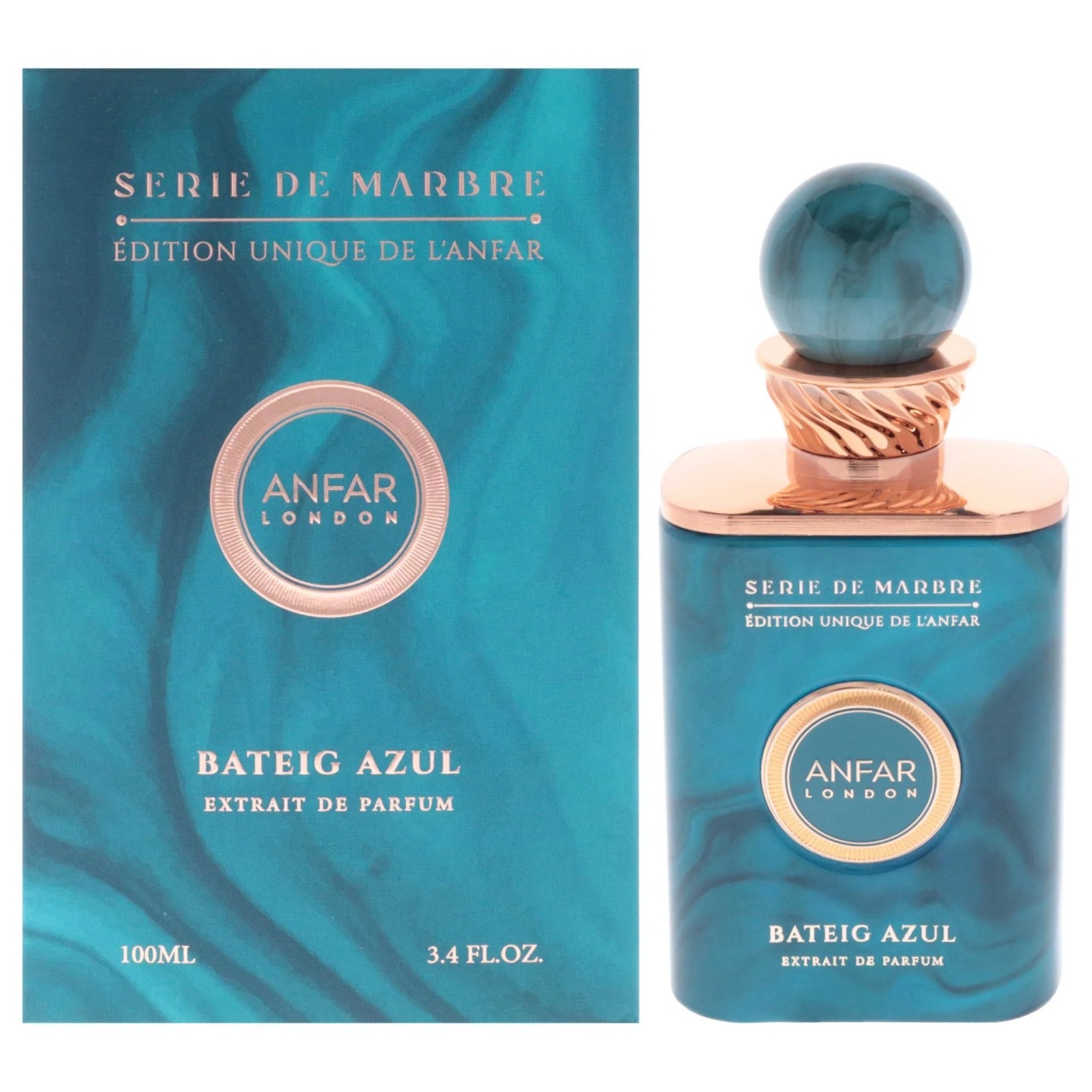 Apa de parfum ANFAR SERIE DE MARBRE BATEIG AZUL EDP 100ML - Original Dubai