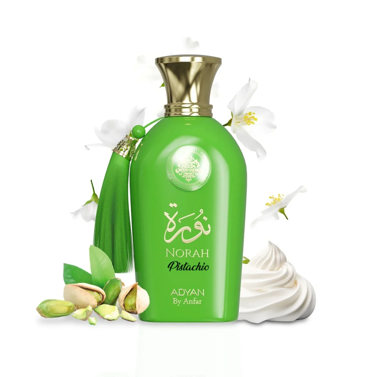 Apa de Parfum, Adyan,Norah Pistachio , dama, 100ML - Original Dubai