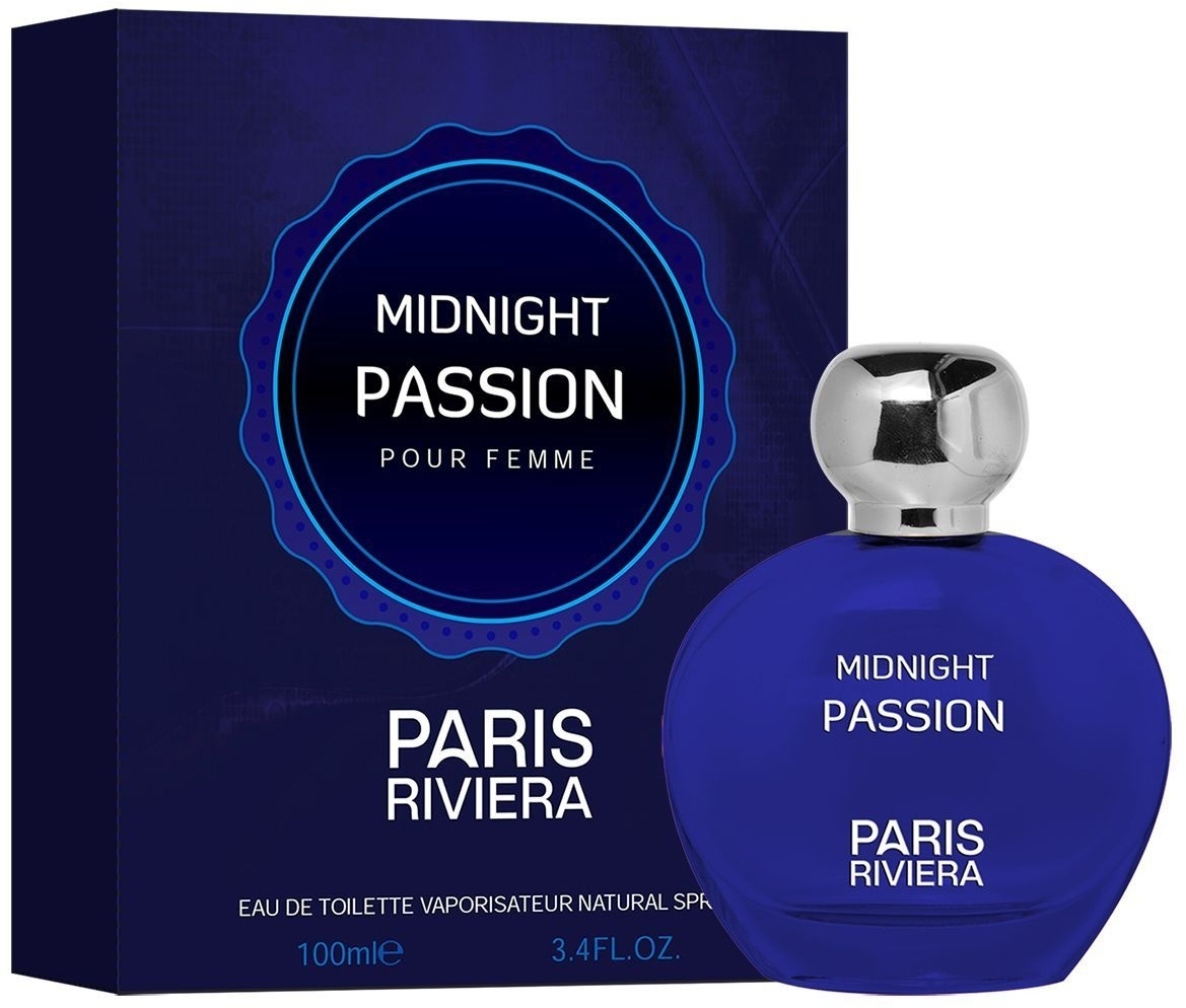 Apa de toaleta, Midnight Passion Femme, Paris Riviera, 100 ml, dama