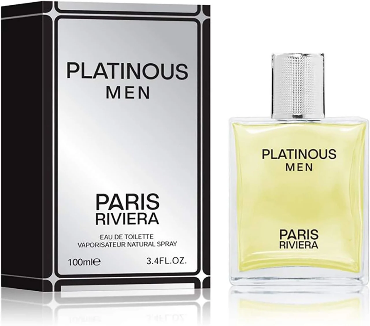 Apa de toaleta, Platinous, Paris Riviera, 100 ml, barbati