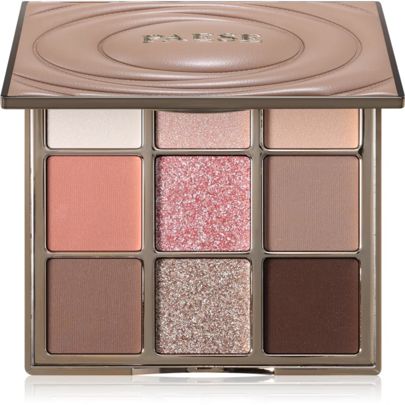 Paese Self Glow Eyeshadow Palette paletă cu farduri de ochi culoare Rose Nude 12.5 g