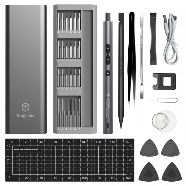 Surubelnita Electrica King'sdun, 62in1, Gri