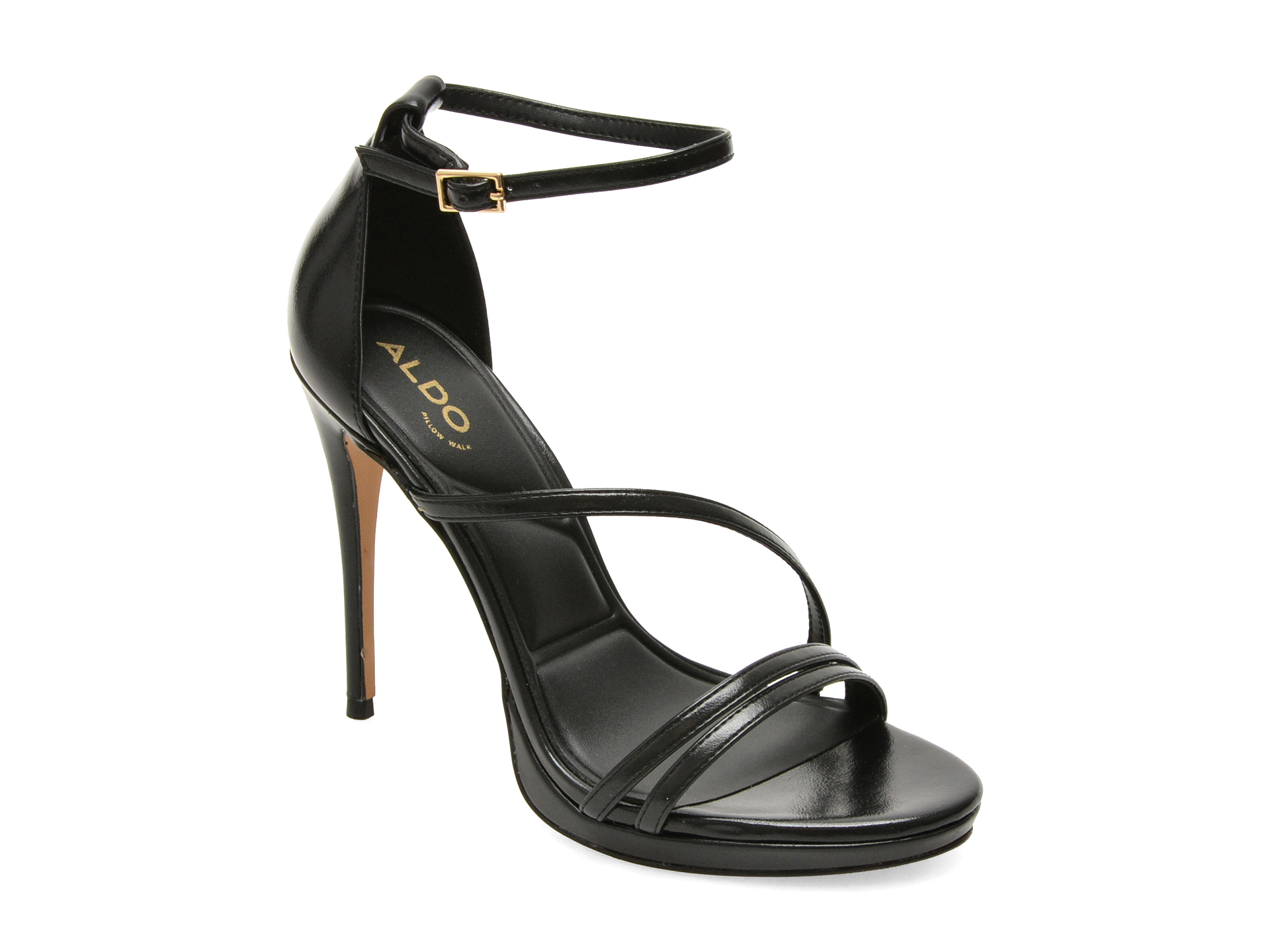 Sandale elegante ALDO negre, ODELLA 001, din piele ecologica