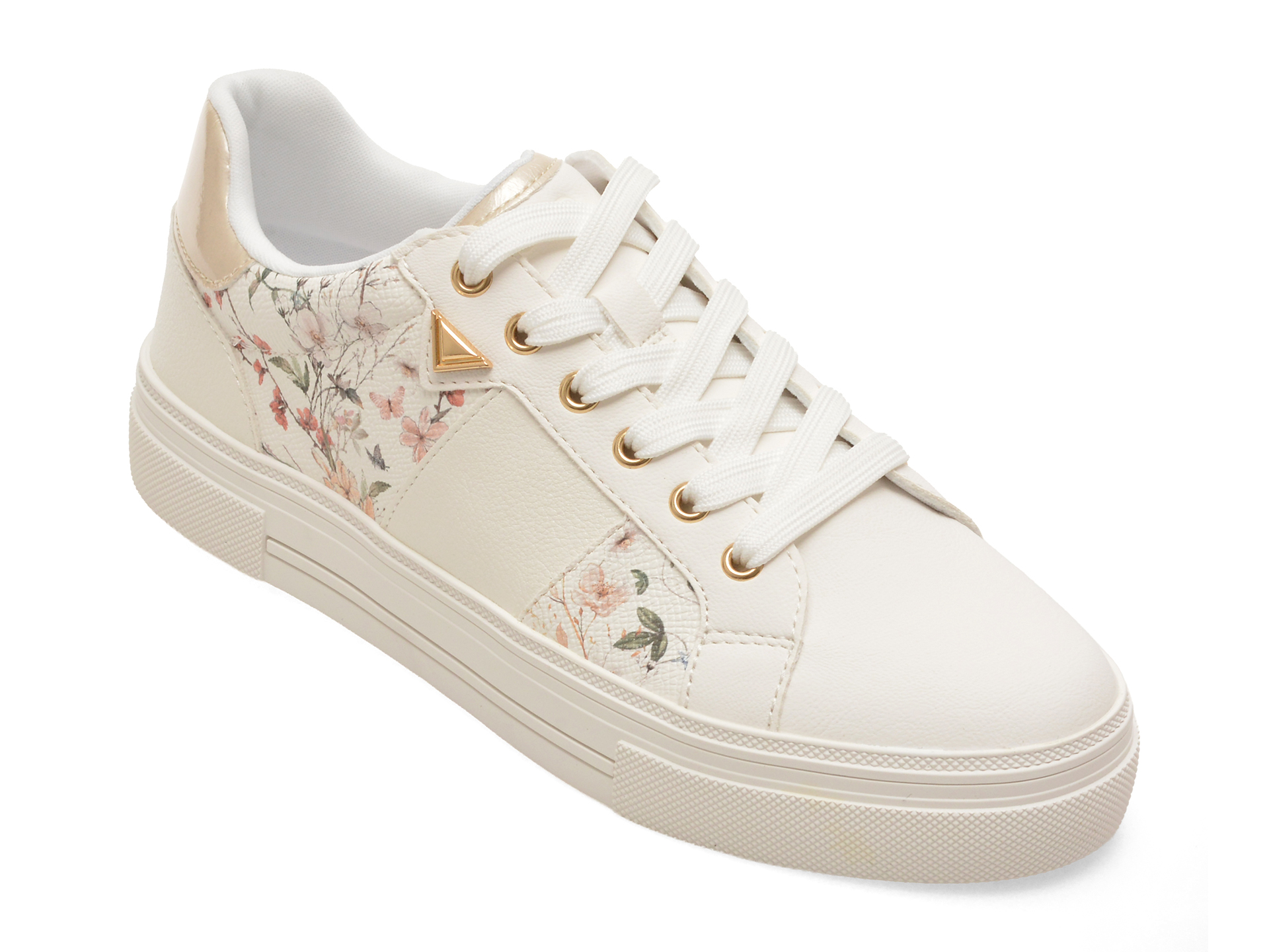 Pantofi sport ALDO albi, SADDIE 965, din piele ecologica