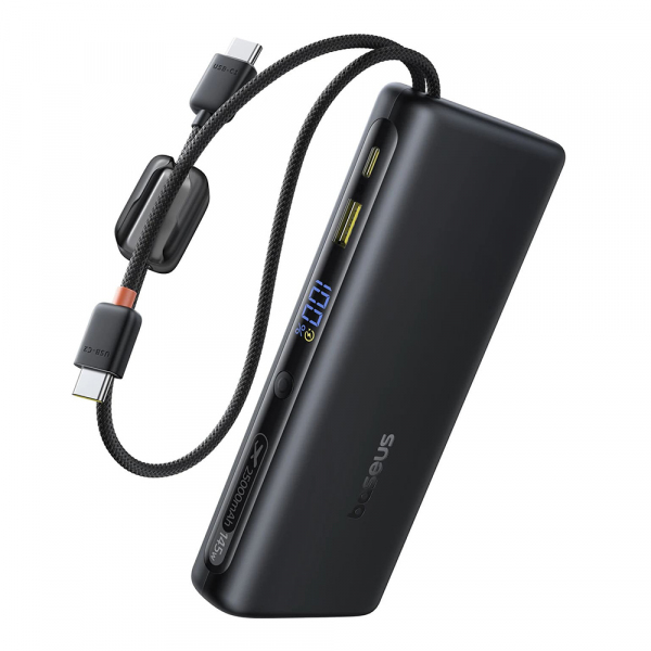 Baterie Externa Baseus EnerFill FC41, 25000mAh, 145W, QC + PD, 1 x USB-A - 3 x USB-C, Neagra E0028H03