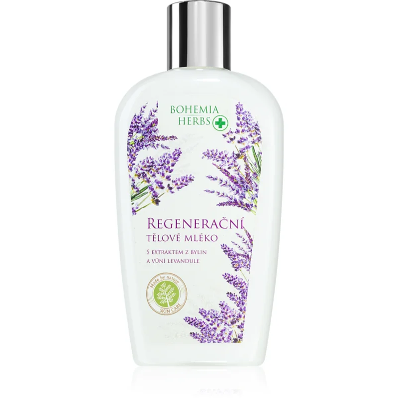 Bohemia Gifts Bohemia Herbs Lavender lapte de corp regenerator 250 ml