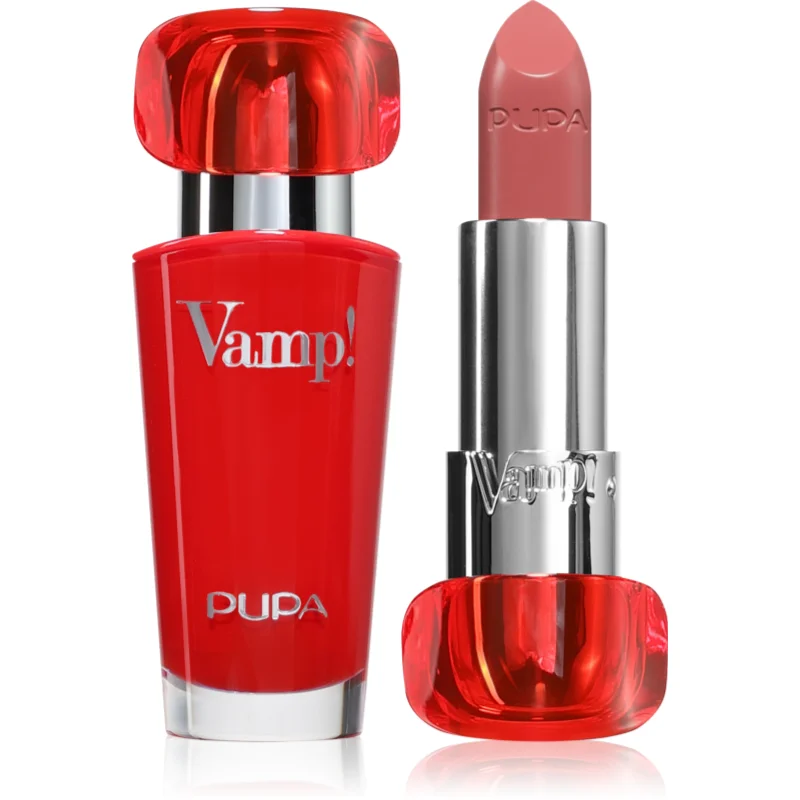 PUPA Milano Vamp! Luminous Lipstick ruj pentru buze culoare 206 Toasted Rose 3.5 g