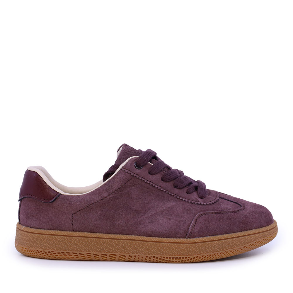 Sneakers femei Benvenuti mov din piele întoarsă 1992DP6655VMO