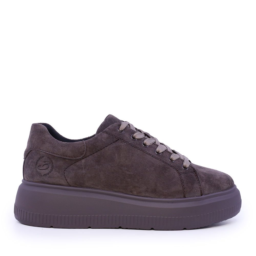 Sneakers femei Benvenuti maro din piele întoarsă 1992DP6643VM
