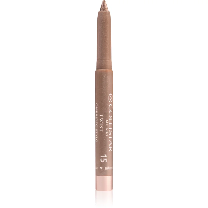 Collistar Twist Stylo creion de ochi lunga durata impermeabil culoare 15 - Bronze Spark 1.4 g