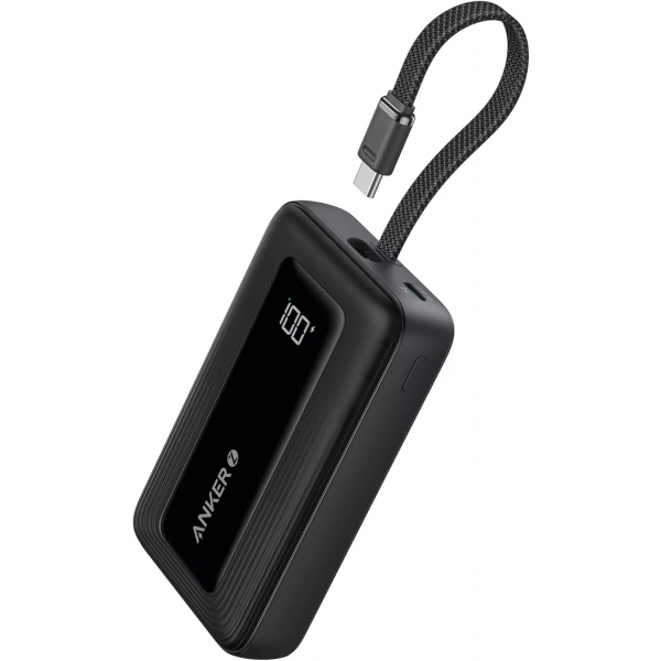 Baterie Externa Anker Zolo, 20000mAh, 30W, QC + PD, 1 x USB-A - 2 x USB-C, Neagra A1689H11