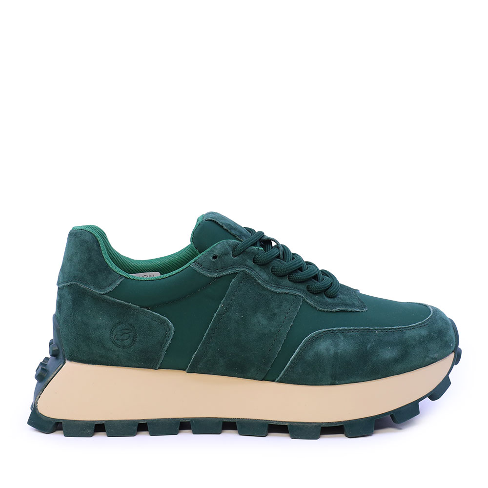 Sneakers femei Benvenuti verzi din piele și textil 1992DP5120VV