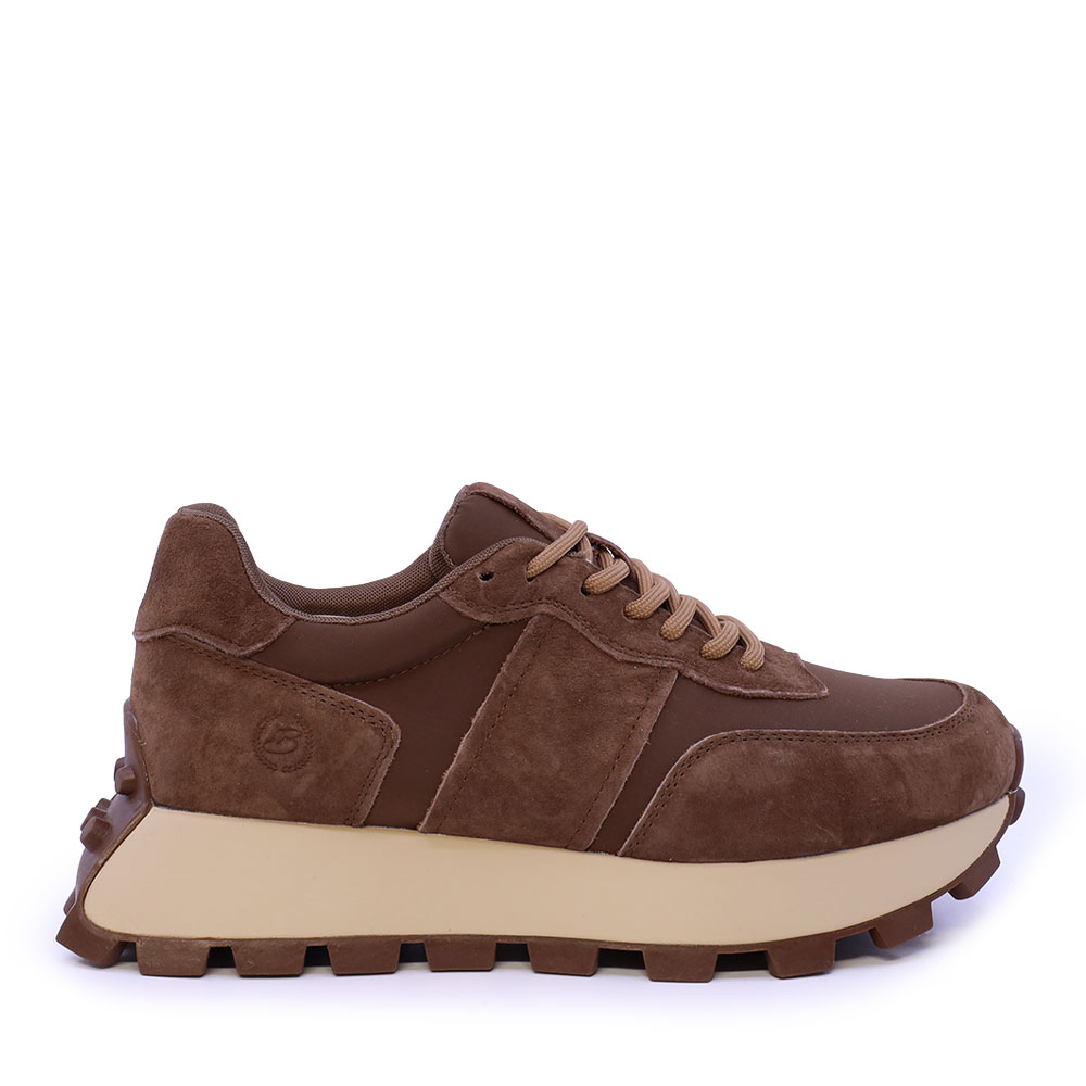 Sneakers femei Benvenuti maro din piele și textil 1992DP5120VM