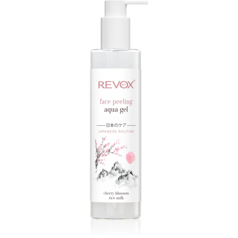 Revox B77 Japanese Routine Face Peeling Aqua Gel curatare usoara dupa exfoliere faciale 250 ml