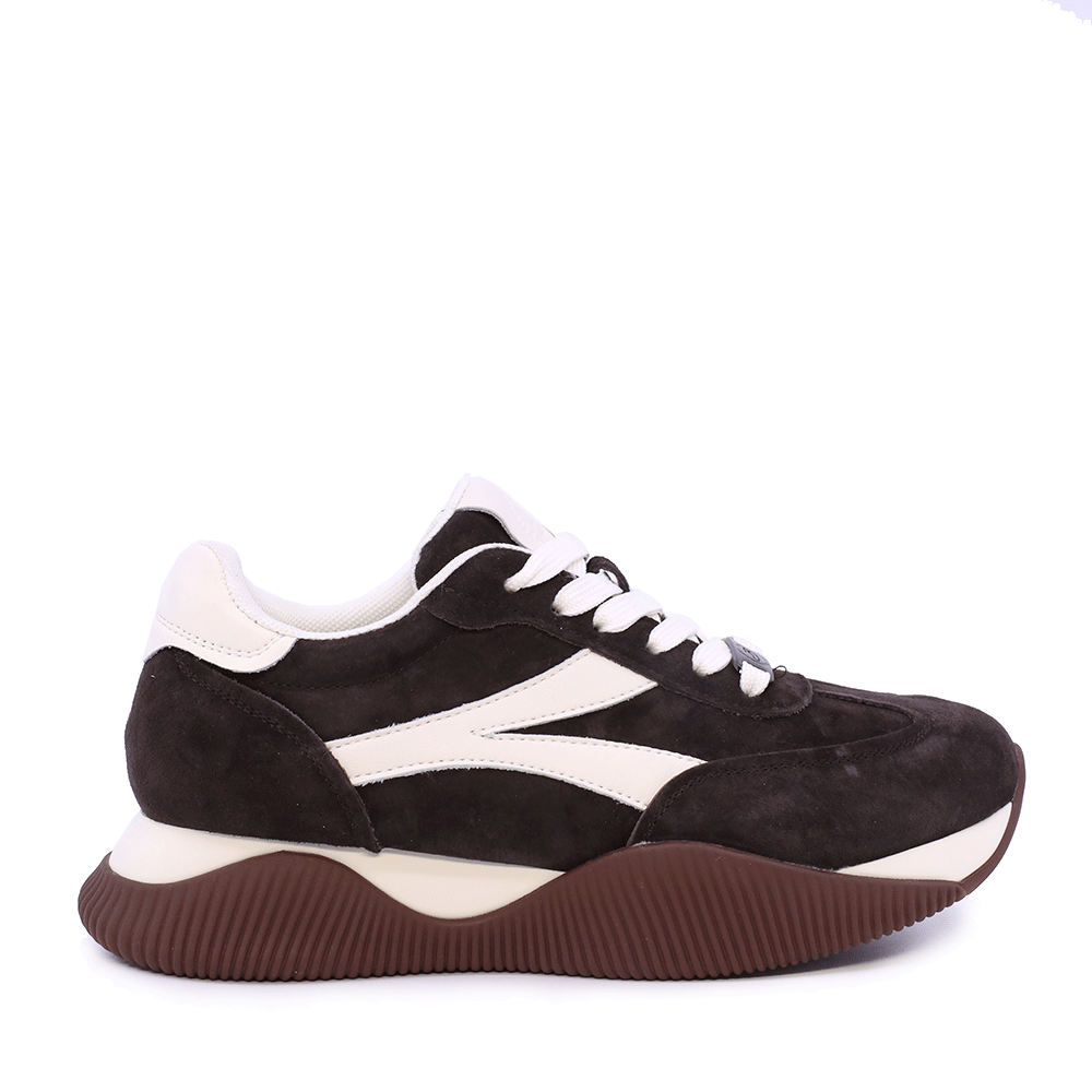 Sneakers femei Benvenuti maro din piele 3742DP307VM