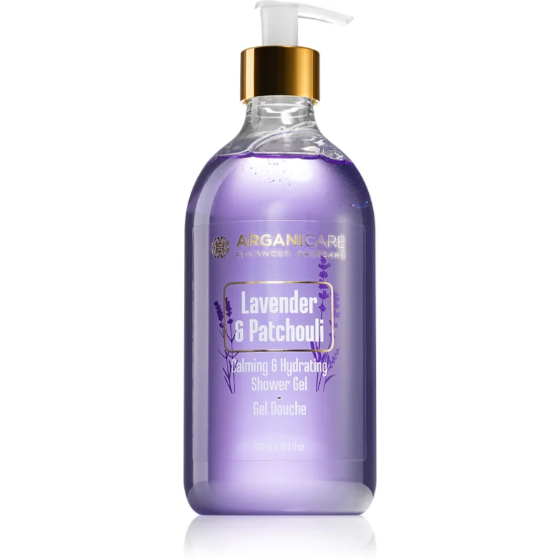 Arganicare Lavender & Patchouli gel de dus reconfortant 500 ml