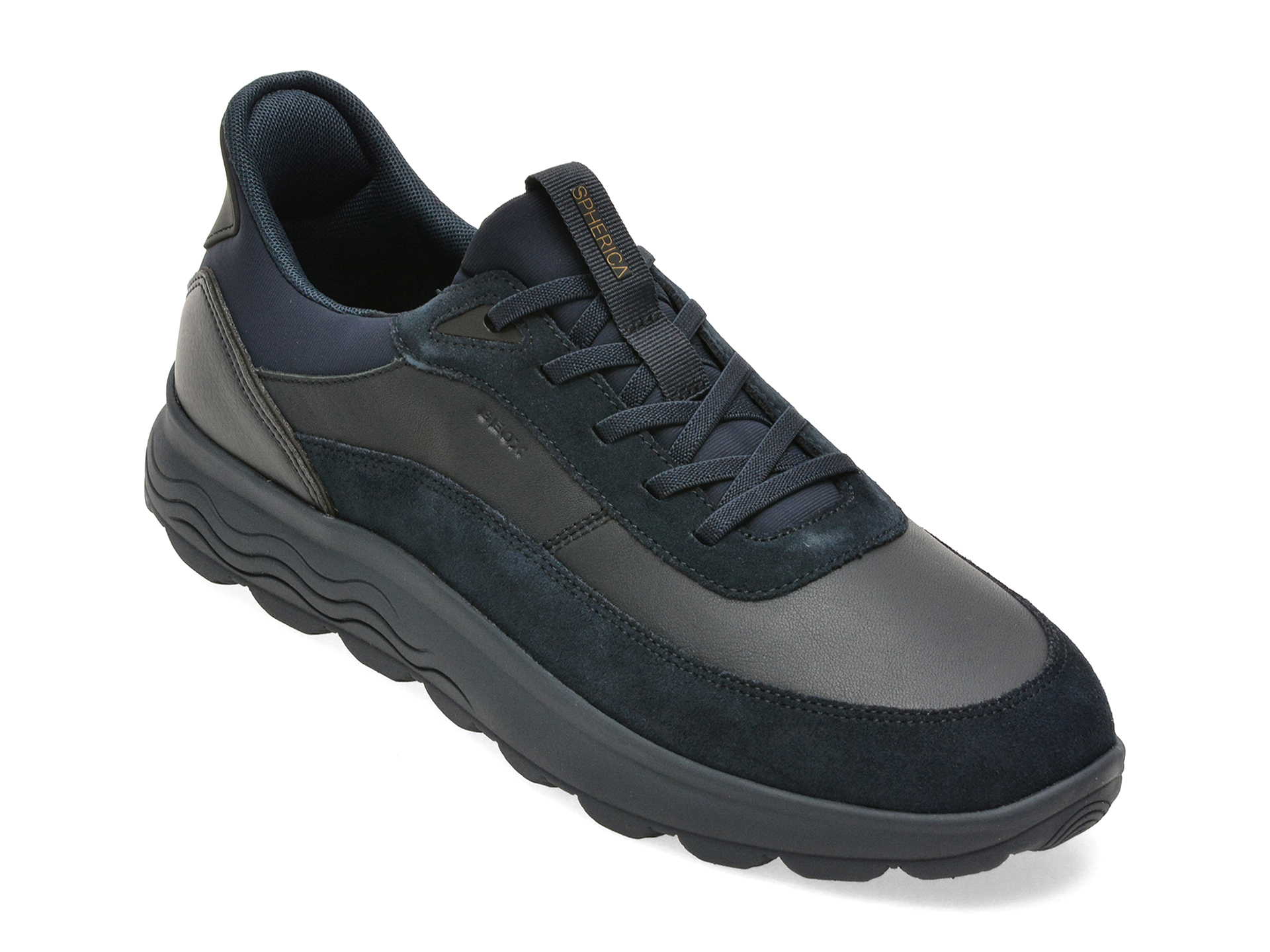 Pantofi sport GEOX bleumarin, U56MPA, din piele naturala