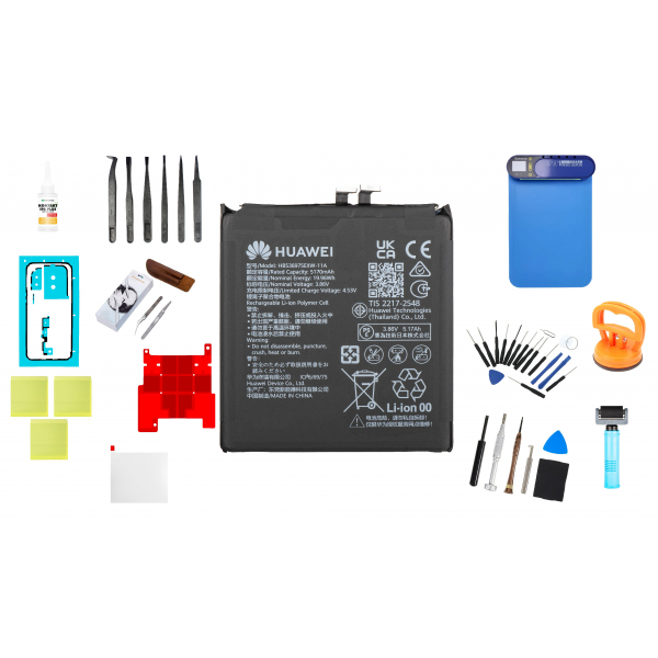 Kit Acumulator HB536975EXW-11A pentru Huawei Pura 80 Ultra Service Pack si Instrumente Service Dedicate