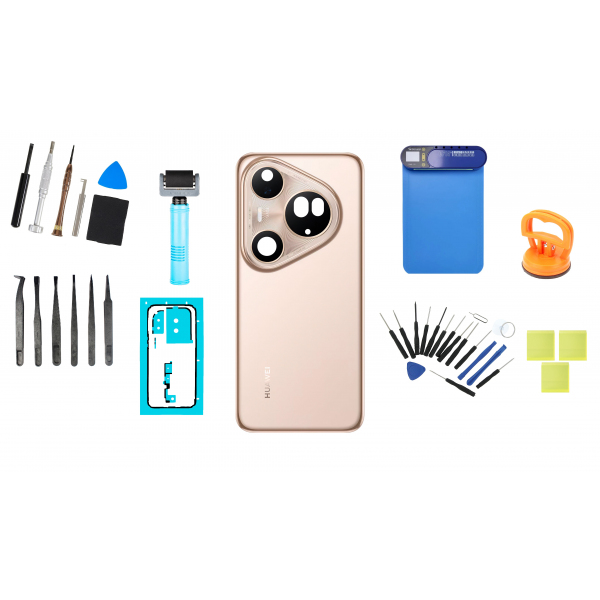 Kit Capac Baterie Huawei Pura 80 Ultra Prestige Gold Service Pack si Instrumente Service Dedicate