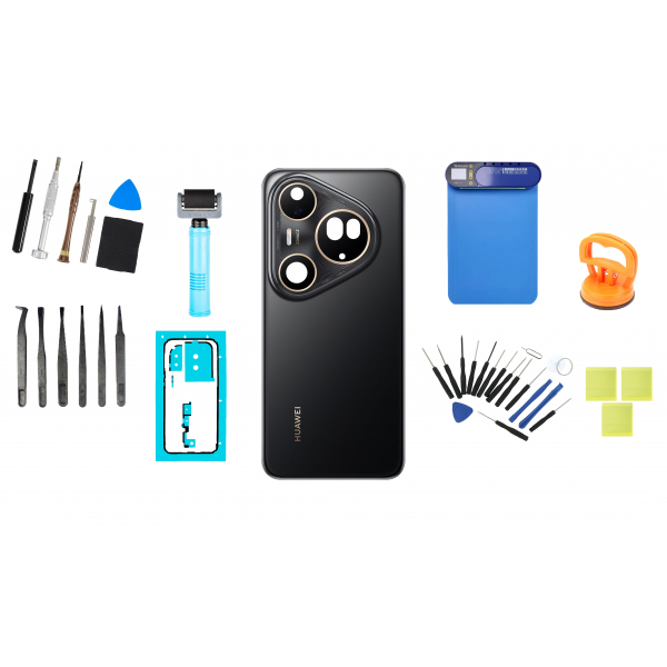 Kit Capac Baterie Huawei Pura 80 Ultra Golden Black Service Pack si Instrumente Service Dedicate