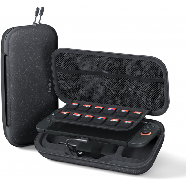 Geanta Protectie Belkin Charging pentru Consola Nintendo Switch 2 / Switch / Switch OLED, Gri ENA001hqCH-V2