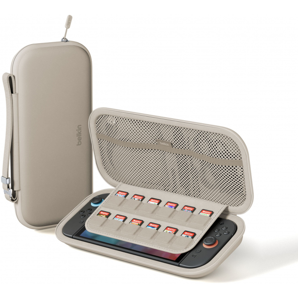 Geanta Protectie Belkin Travel pentru Consola Nintendo Switch 2, Bej ENA002hqSA