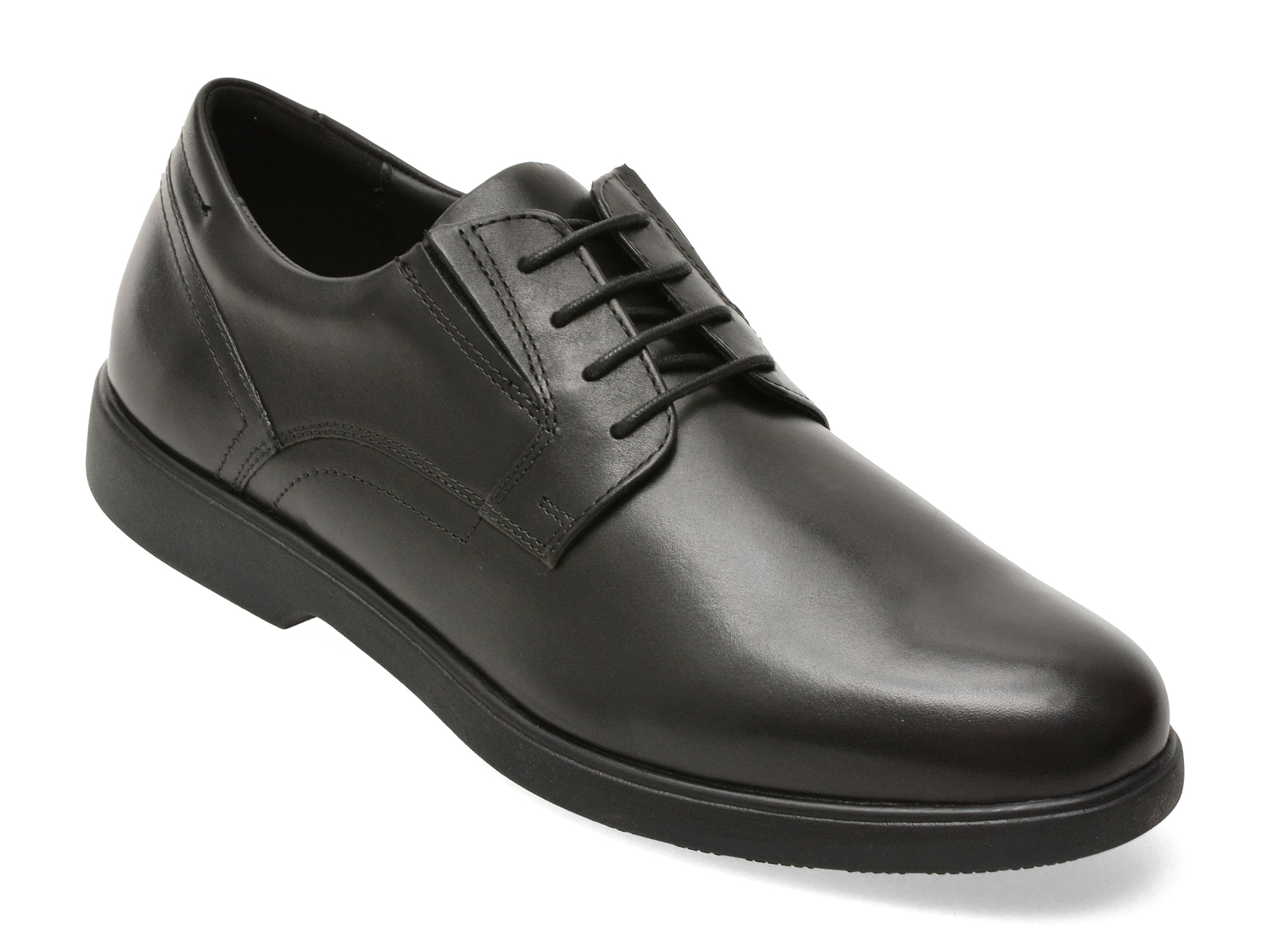 Pantofi eleganti GEOX negri, U65BJB, din piele naturala