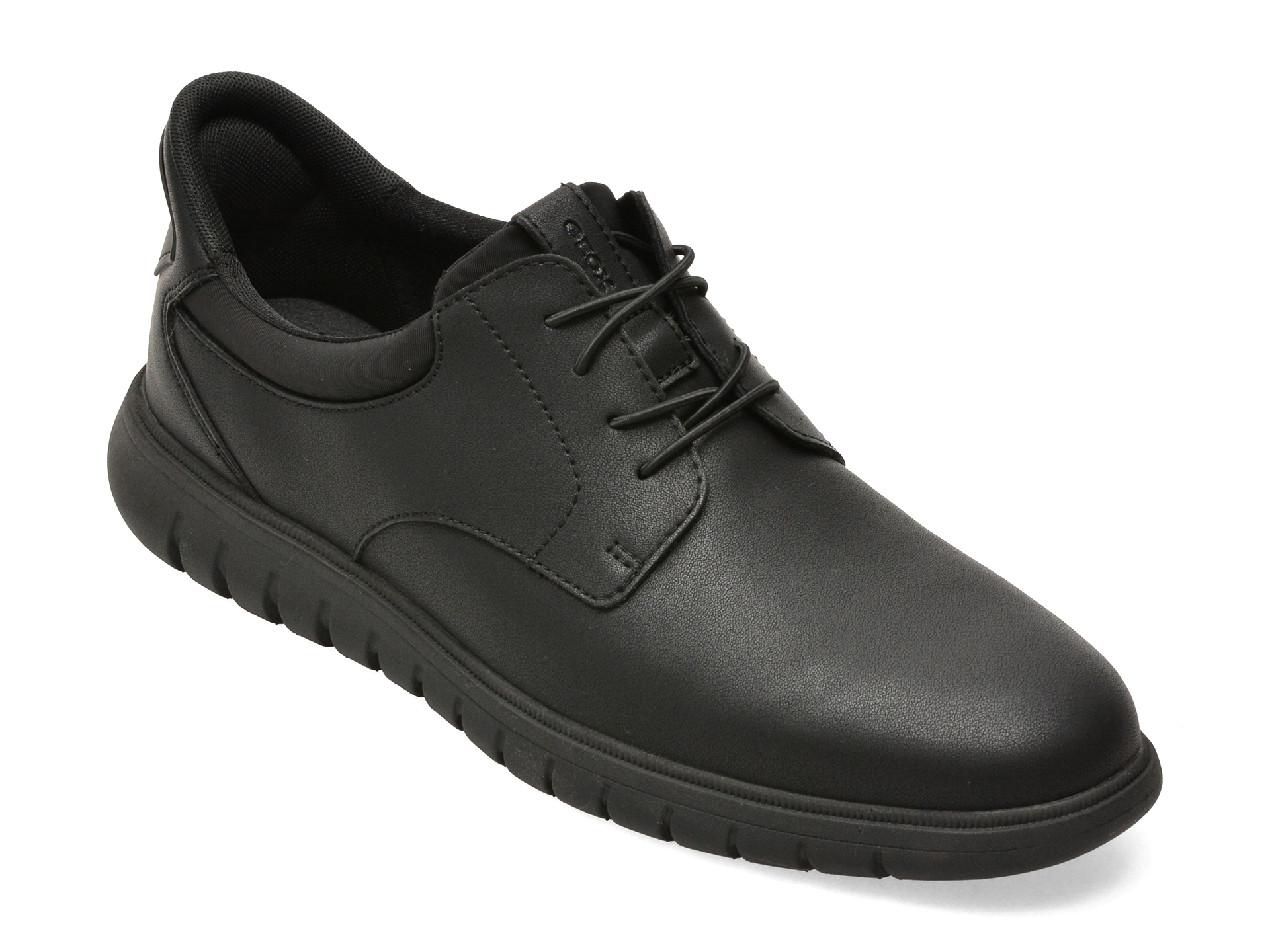 Pantofi eleganti GEOX negri, U664JA, din piele naturala