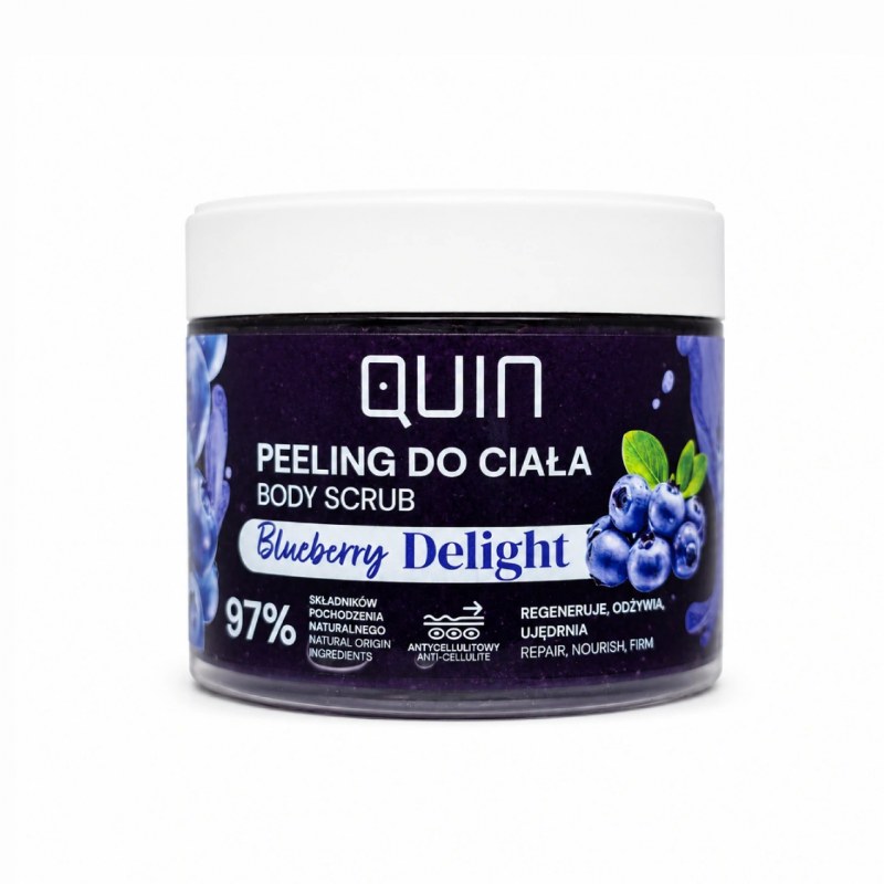Blueberry Delight QUIN Fruit Line Body Scrub 350 ml