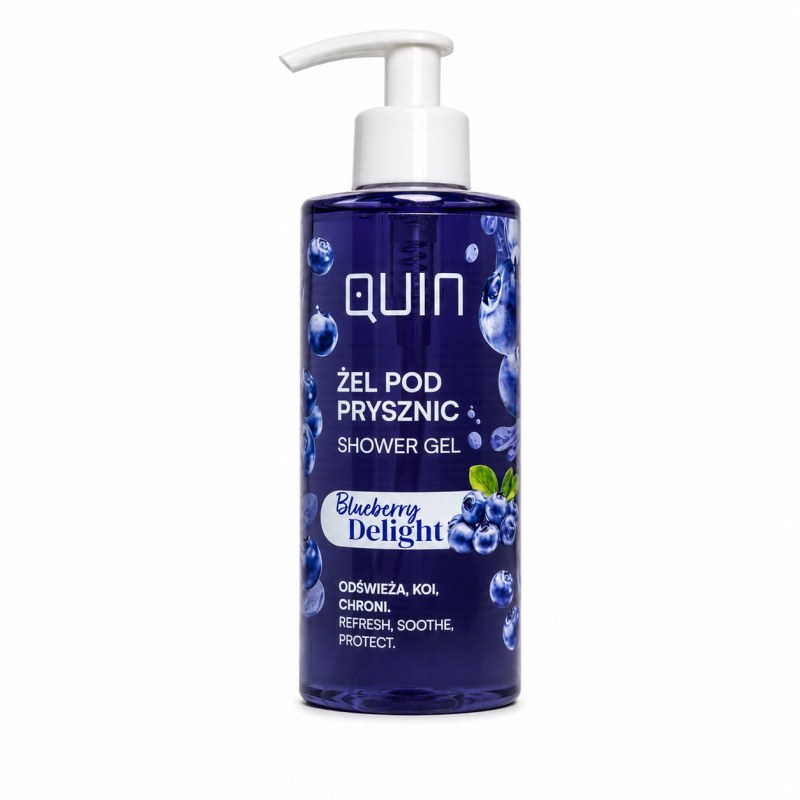 Blueberry Delight QUIN Fruit Line Shower Gel 260 ml