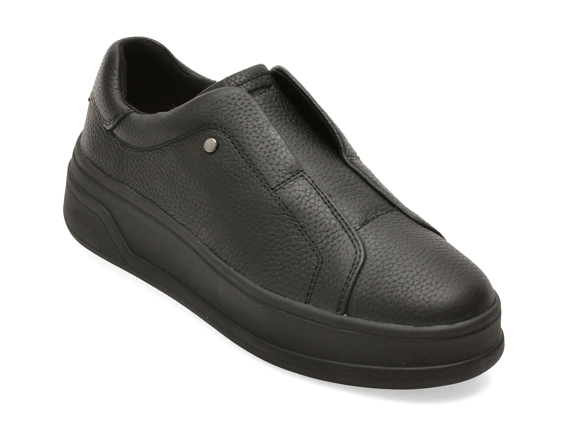 Pantofi sport GEOX negri, D65WVE, din piele naturala