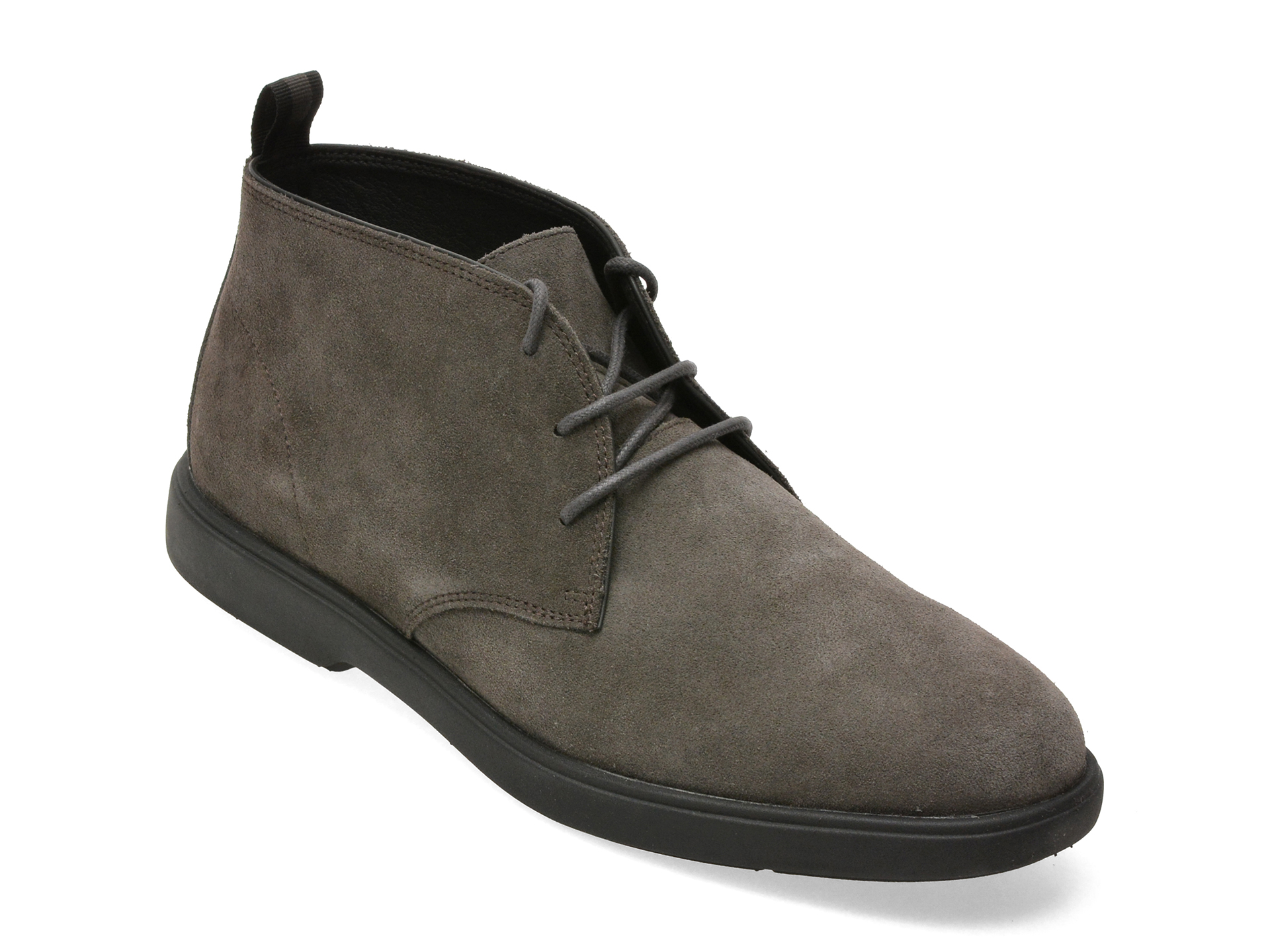 Ghete GEOX maro, U56LAD, din piele intoarsa