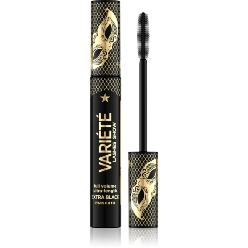 Eveline Cosmetics Veriété Lashes Show mascara pentru volum culoare Black 10 ml