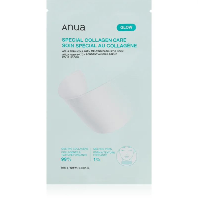 Anua PDRN Collagen Melting Patch For Neck masca cu efect de lifting si fermitate pentru gat si decolteu 4 buc