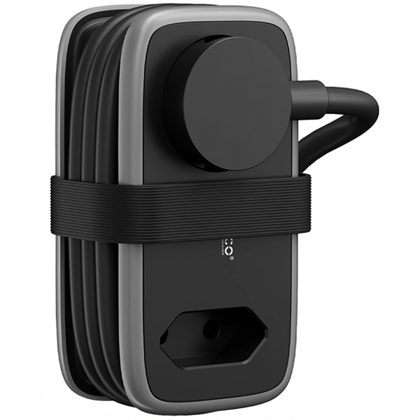 Prelungitor Orico APP, 1 x Schuko - 1 x Priza - 2 x USB-A - 1 x USB-C, Negru Gri