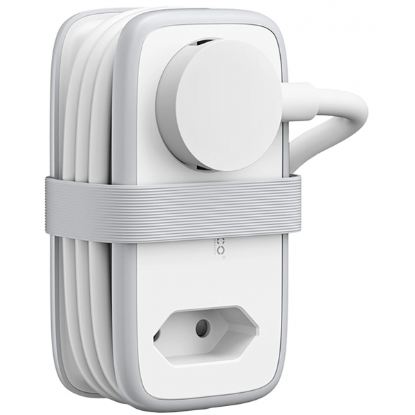 Prelungitor Orico APP, 1 x Schuko - 1 x Priza - 2 x USB-A - 1 x USB-C, Alb Gri