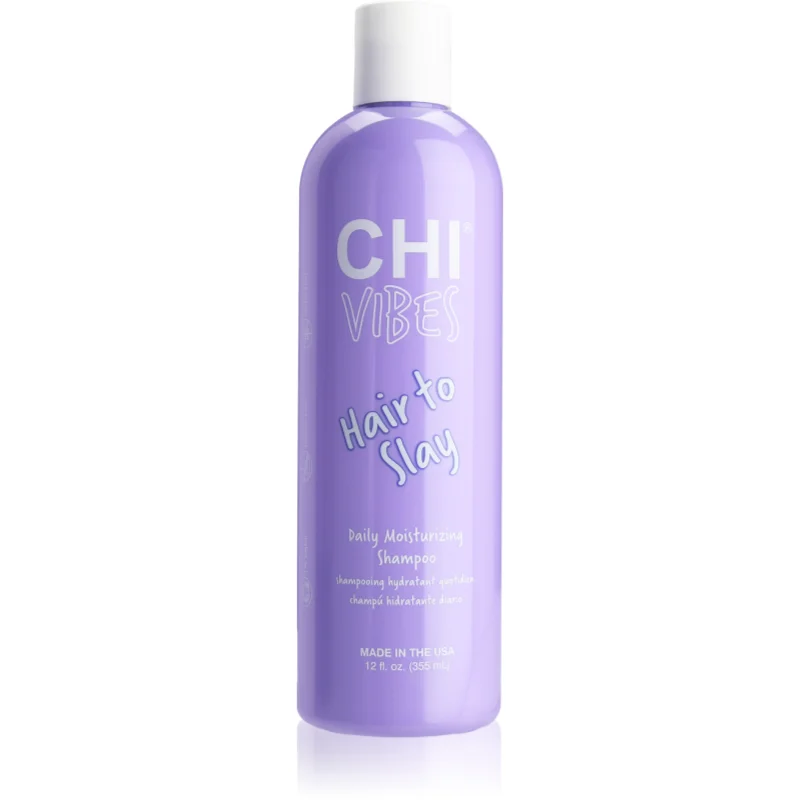 CHI Vibes Hair To Slay Daily Moisturizing Shampoo sampon hidratant pentru varfuri despicate 355 ml