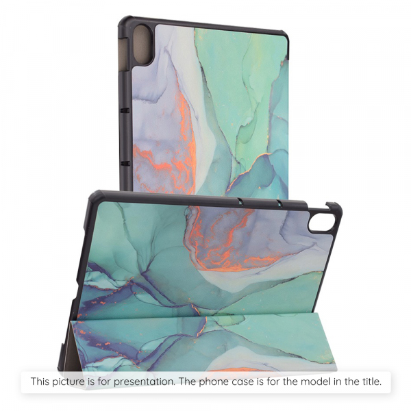 Husa pentru Samsung Galaxy Tab S12 Plus, Techsuit, FoldPro Green Time, Multicolor
