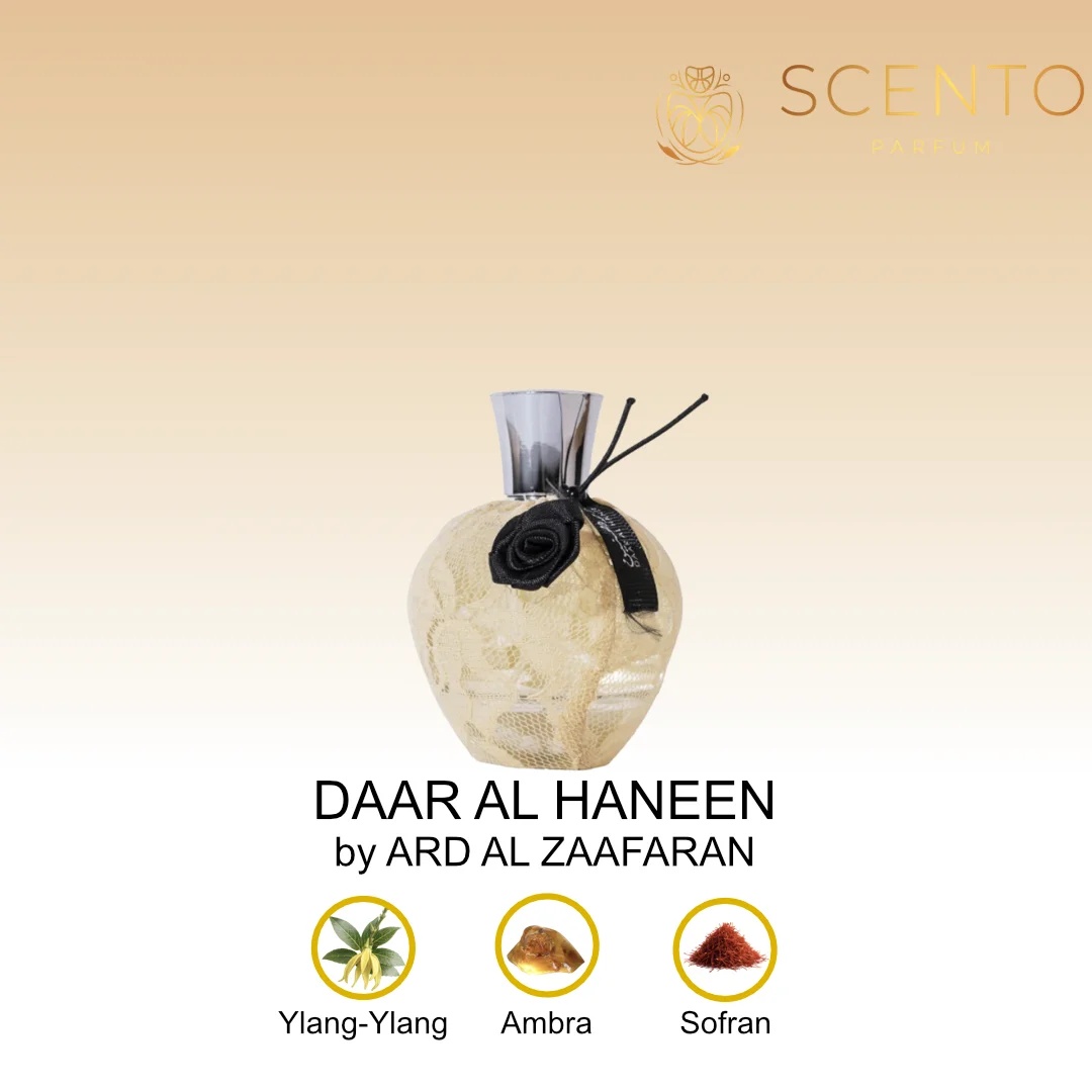 Parfum arabesc Daar Al Haneen, Ard Al Zaafaran, apa de parfum 100 ml, femei - Original Dubai