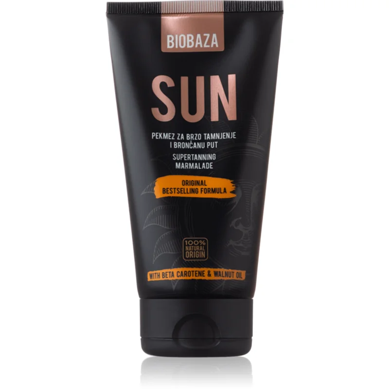 BIOBAZA Sun cremă pentru plaja pentru intensificarea bronzului 150 ml
