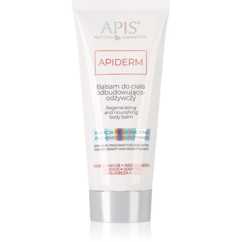 Apis Natural Cosmetics Apiderm lotiune de corp reparatoare după chimioterapie și radioterapie 200 ml