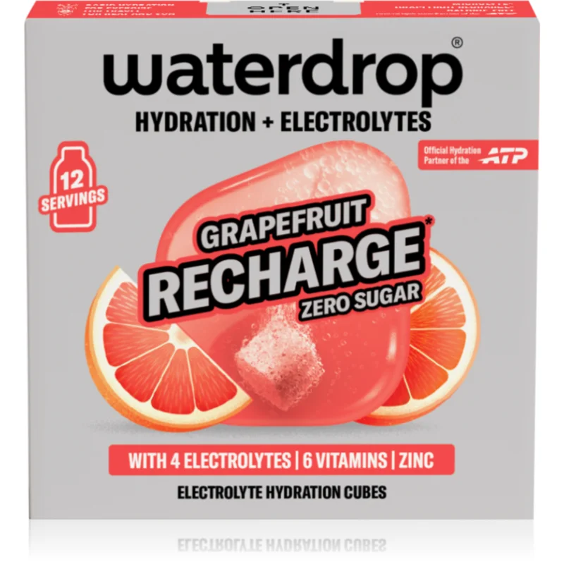 Waterdrop Microlyte băutură electrolitică pentru rehidratare cu vitamine Grapefruit Recharge 12 buc