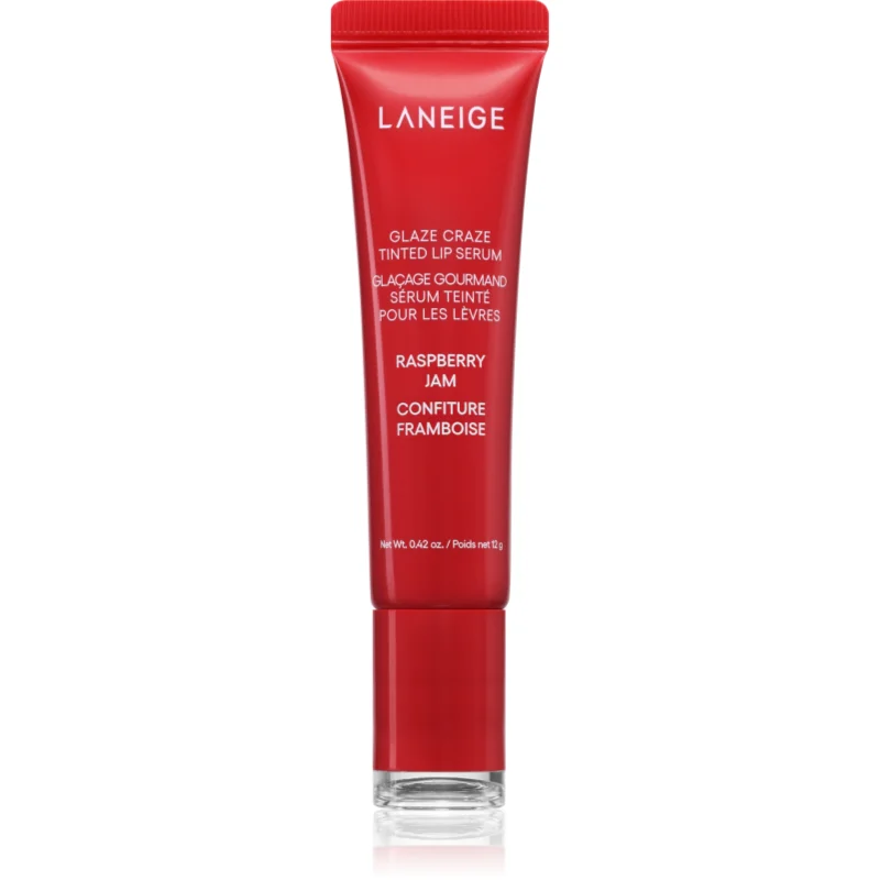 LANEIGE Glaze Craze Tinted Lip Serum balsam de buze colorat culoare Raspberry Jam 12 g